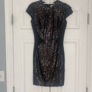 Dress The Population Black Sequin mini-dress